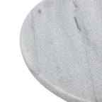 White Marble Round Chopping and Serving Board