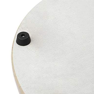White Marble Round Chopping and Serving Board