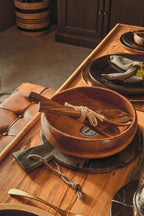 Grey Marble Round Paddle Serving Board