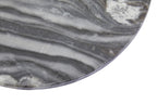 Grey Marble Round Paddle Serving Board