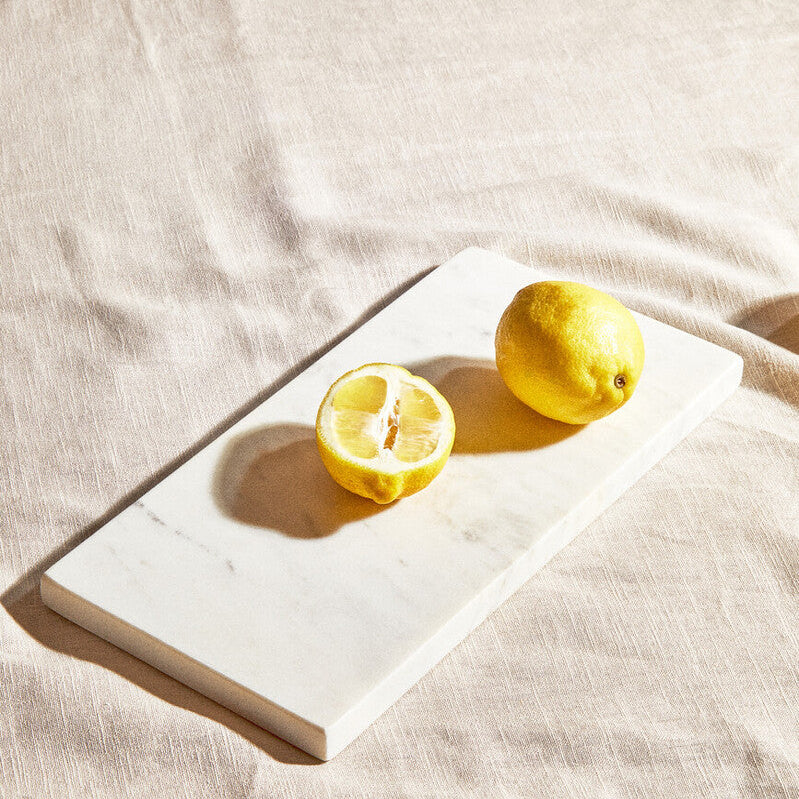 White Marble Rectangular Chopping or Serving Board