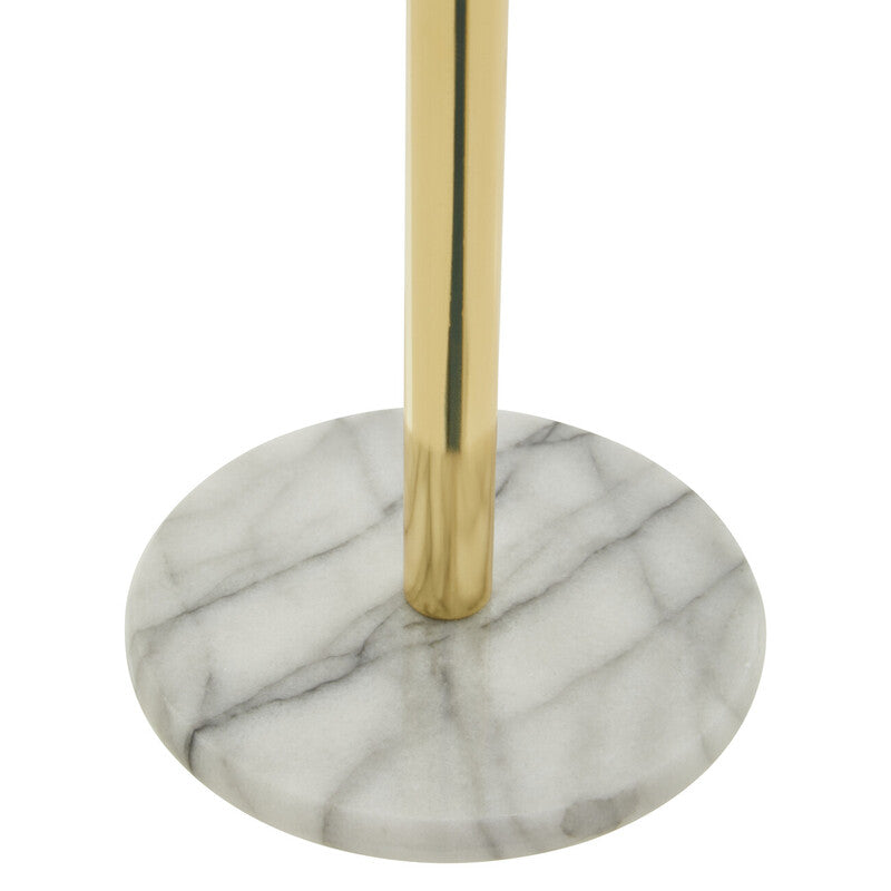 Gold Kitchen Roll Holder with Marble Base