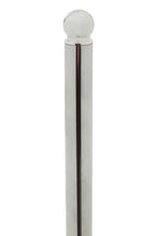Chrome Kitchen Roll Holder with Marble Base