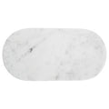 Oblong White Marble Serving Board