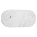 Oblong White Marble Serving Board
