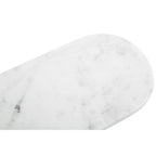 Oblong White Marble Serving Board