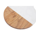 Large Marble and Acacia Wood Paddle Board