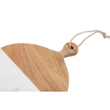 Small Marble and Acacia Wood Paddle Board