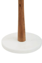 Acacia Wood and Marble Kitchen Roll Holder