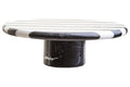 Large Black and White Marble Cake Stand