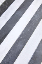 Large Black and White Marble Cake Stand