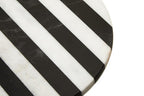 Small Black and White Marble Round Cake Stand