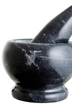 Black Marble Mortar and Pestle Set
