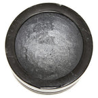 Black Marble Textured Mortar and Pestle