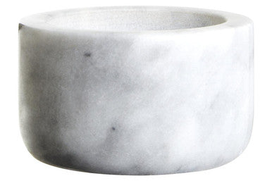 Grey Marble Straight Mortar and Pestle