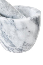 Grey Marble Tapered Mortar and Pestle