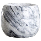 Grey Marble Clean Sided Mortar and Pestle