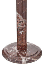 Red and White Marble Kitchen Roll Holder
