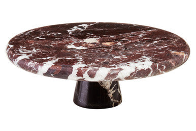 Red Marble Cake Stand