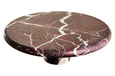 Red Marble Cake Stand