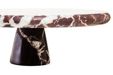Red Marble Cake Stand