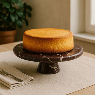 Red Marble Cake Stand