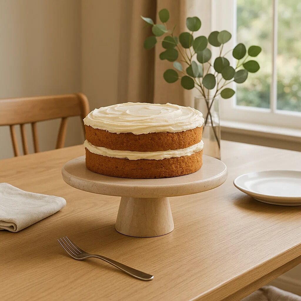 Champagne Marble Cake Stand