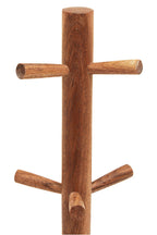 Acacia Wood and White Marble Mug Tree