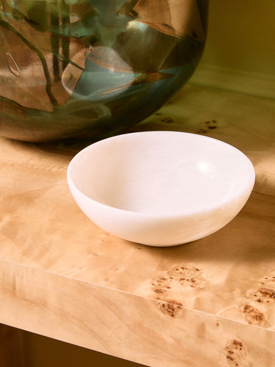 White Marble Bowl