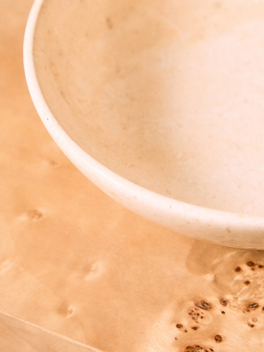 Cream Marble Bowl