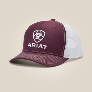 Burgundy / White