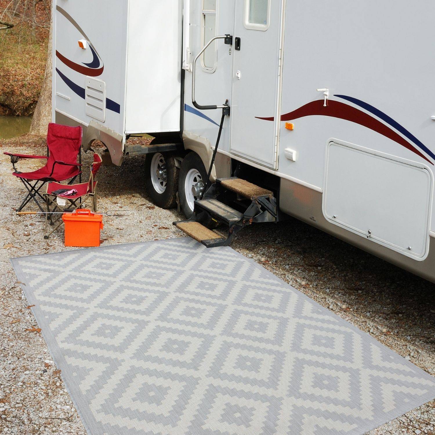 Ecology Outdoor Rug Grey