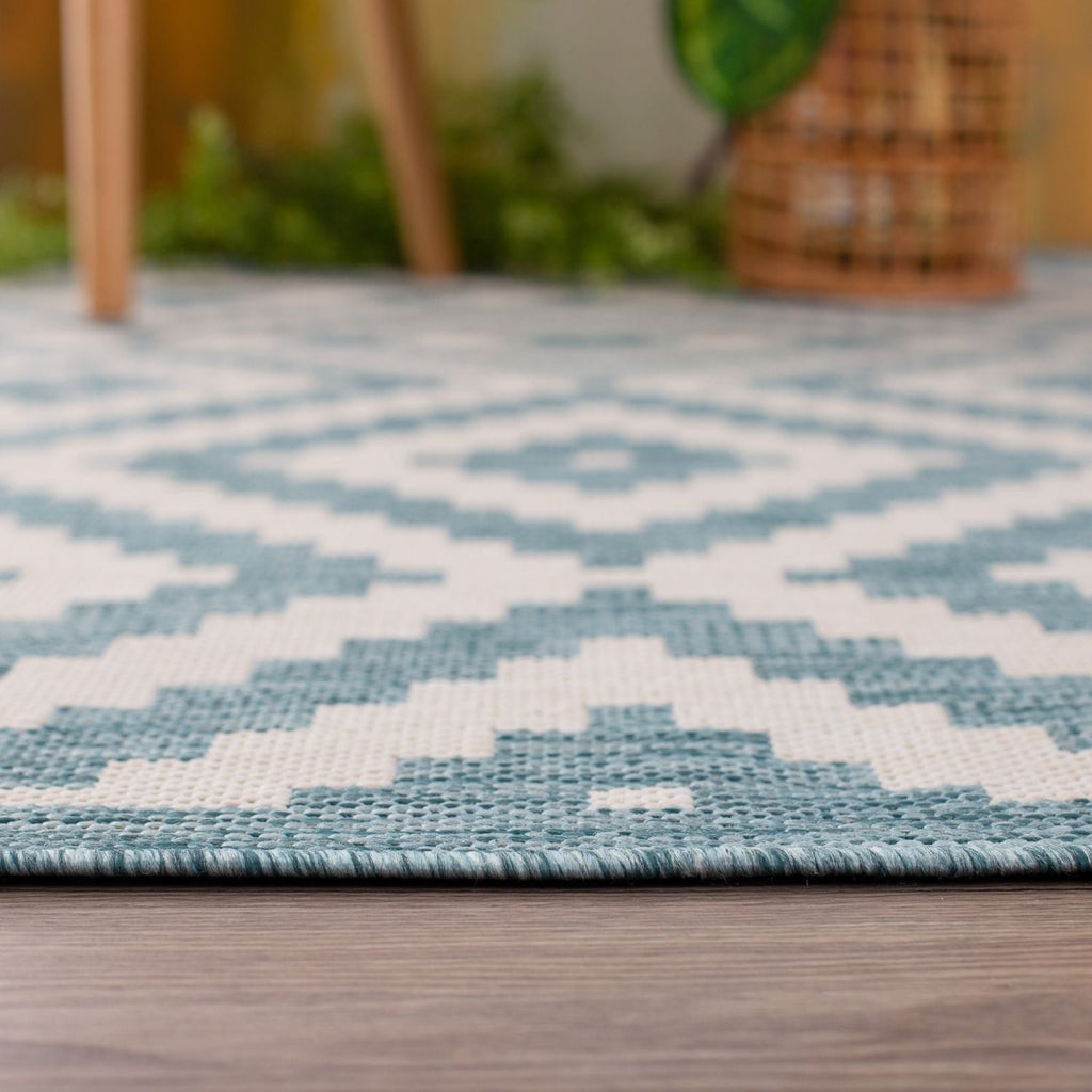 Ecology Outdoor Rug Aqua