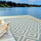 Ecology Outdoor Rug Aqua