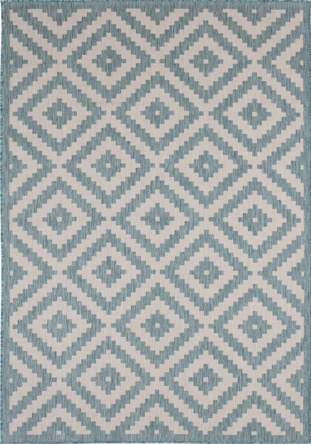 Ecology Outdoor Rug Aqua