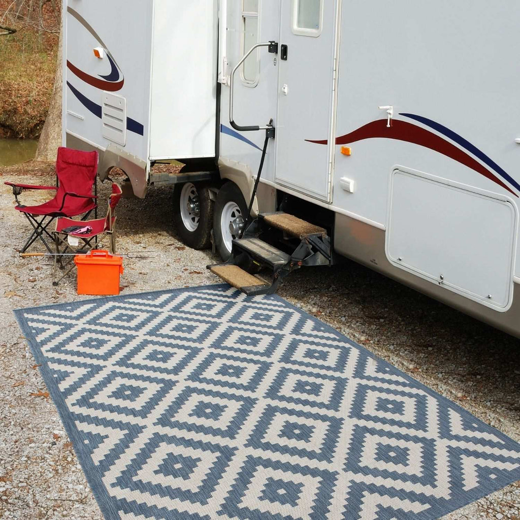 Ecology Outdoor Rug Blue