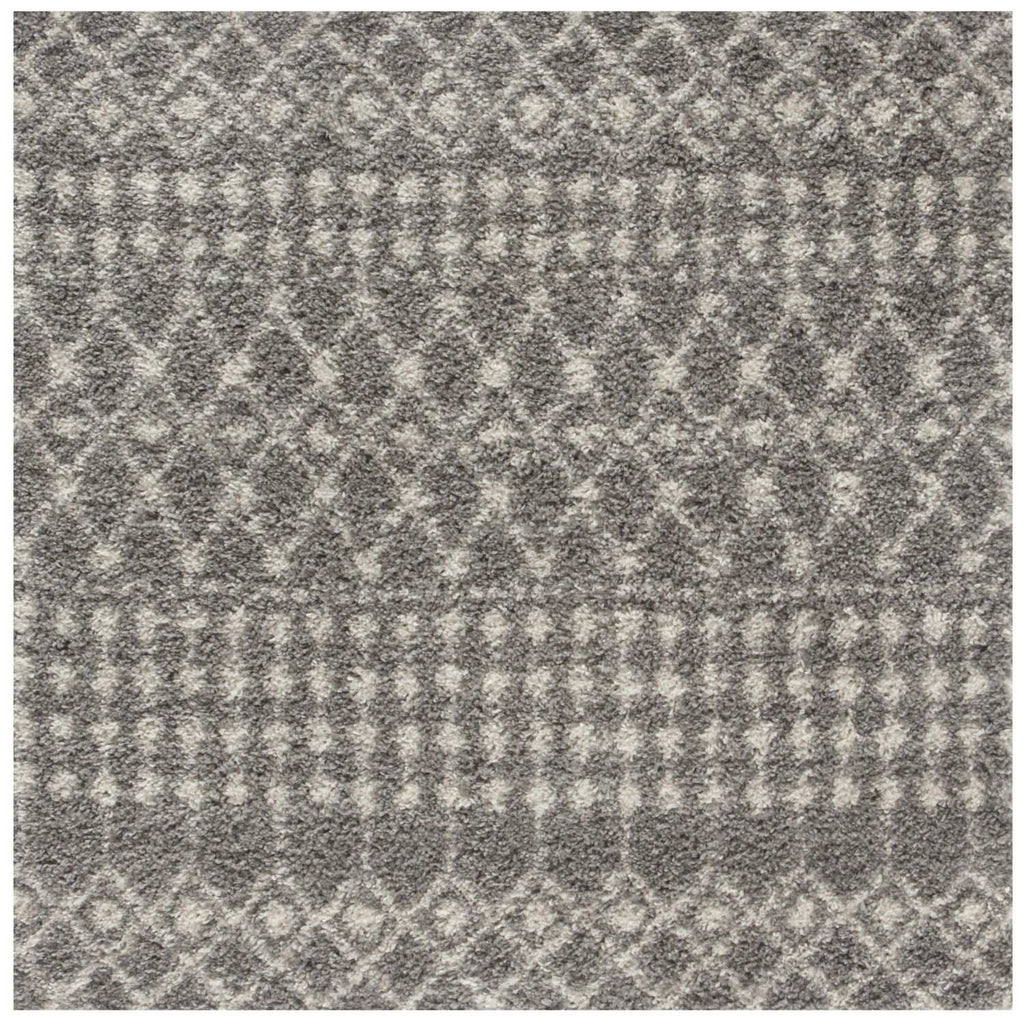 Moroccan Grey Shaggy Rug