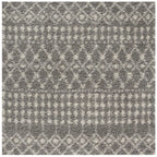 Moroccan Grey Shaggy Rug