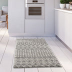 Moroccan Grey Shaggy Rug