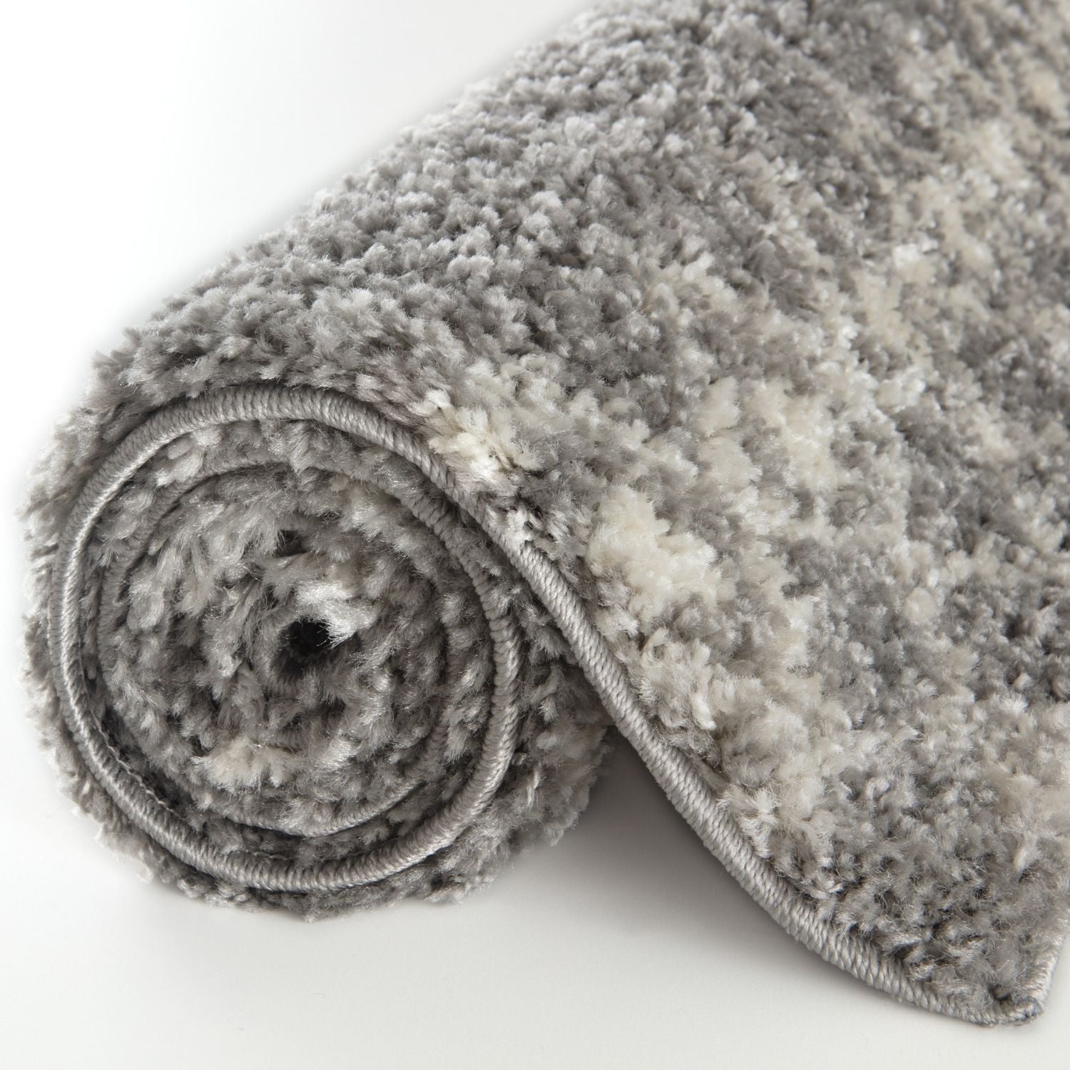 Moroccan Grey Shaggy Rug
