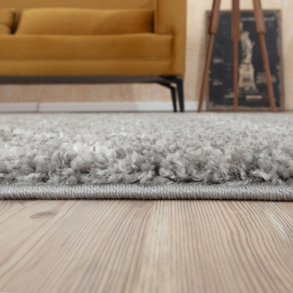 Moroccan Grey Shaggy Rug