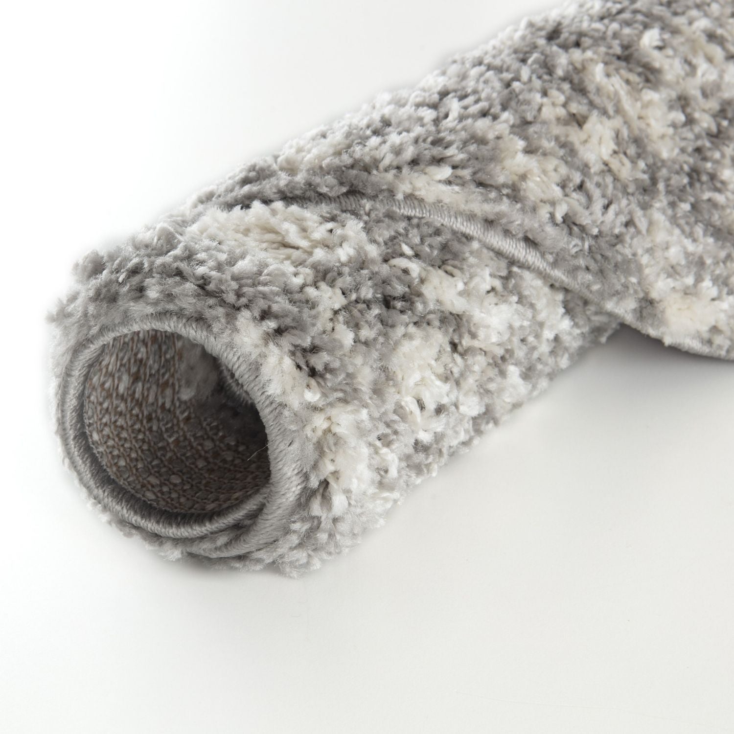 Moroccan Grey Shaggy Rug