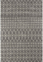 Moroccan Grey Shaggy Rug