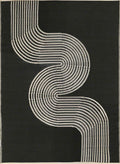 Urban Outdoor Rug Black & Beige