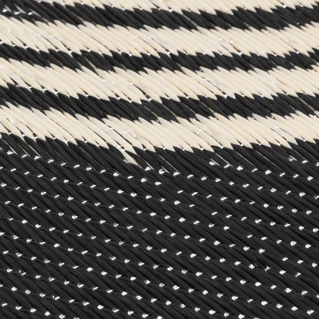 Urban Outdoor Rug Black & Beige