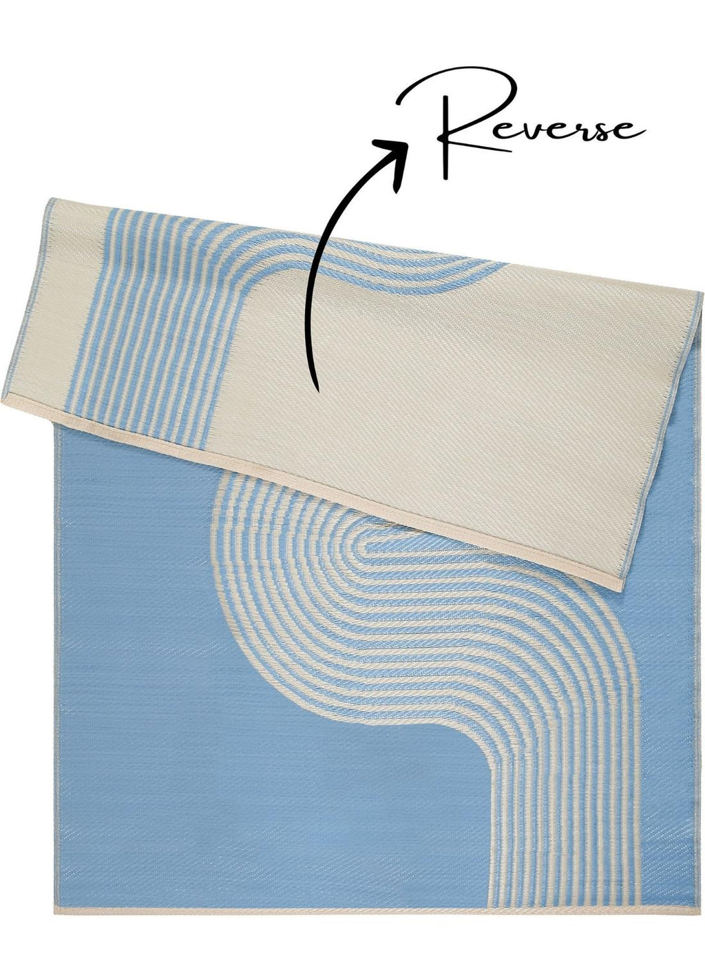 Urban Outdoor Rug Blue & Beige