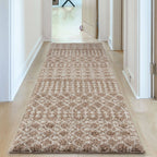 Moroccan Beige Shaggy Rug