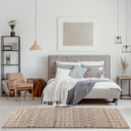 Moroccan Beige Shaggy Rug