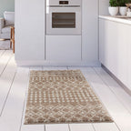 Moroccan Beige Shaggy Rug