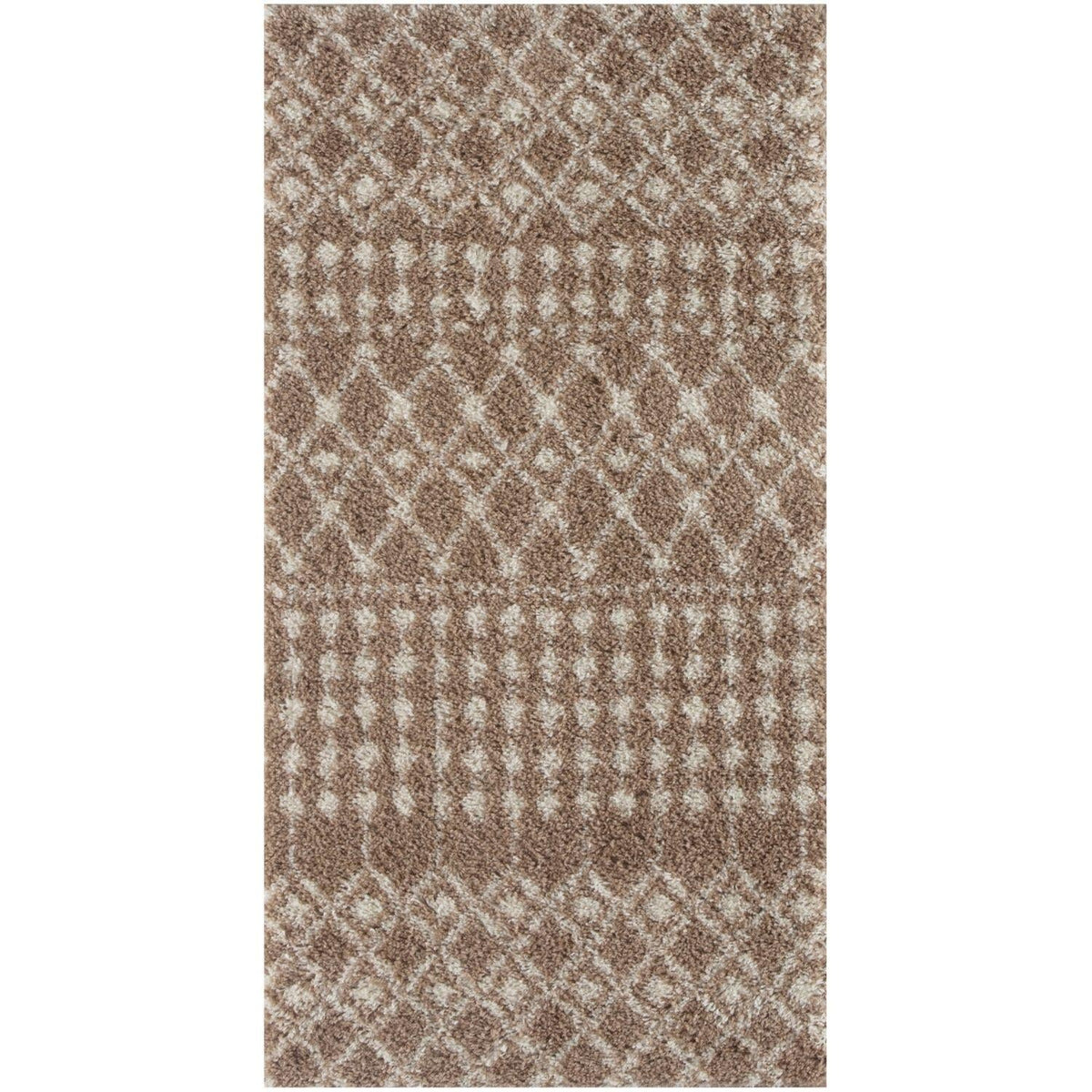 Moroccan Beige Shaggy Rug 80X150 cm